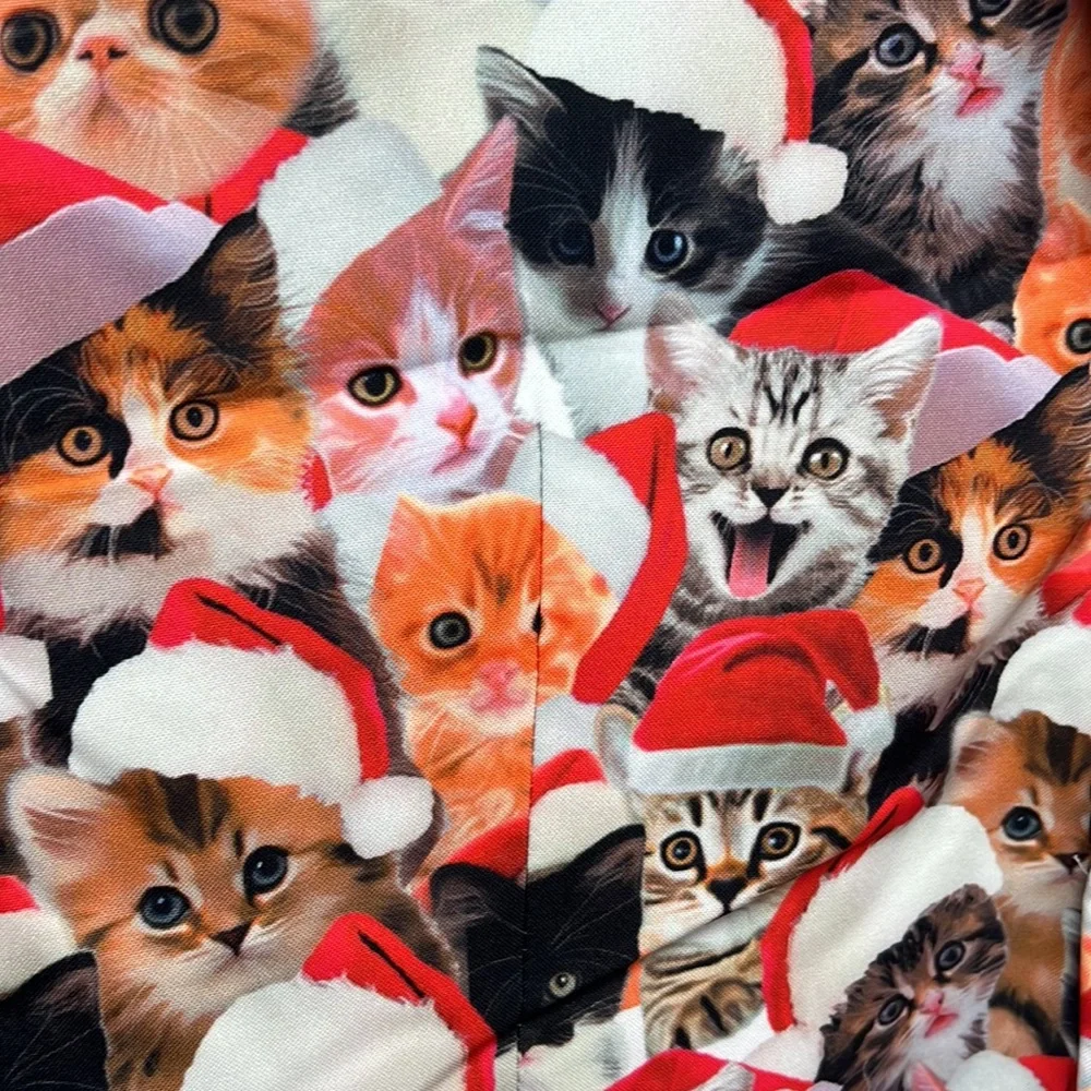 Tipsy‎ Elves Men’s Meowy Christmas Cat Blazer Size 48 Holiday Ugly NWT No Tie